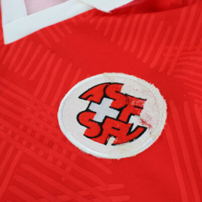 1994-96 Switzerland Lotto Match Worn Home Limited Jersey #15 - Image 4