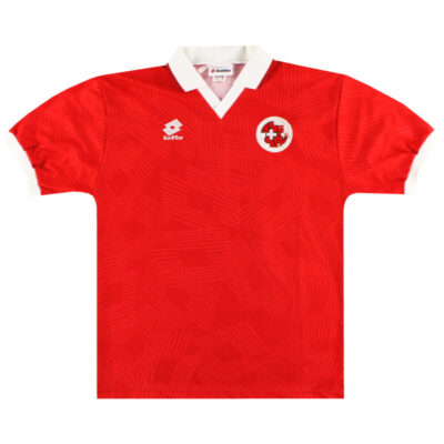 1994-96 Switzerland Lotto Match Worn Home Limited Jersey #15