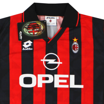 Alternative view of 1995-96 AC Milan Lotto Home Limited Jersey