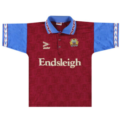 1995-96 Burnley Mitre Home Limited JerseyS