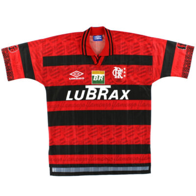 Alternative view of 1995-96 Flamengo Centenary Home Limited Jersey #5