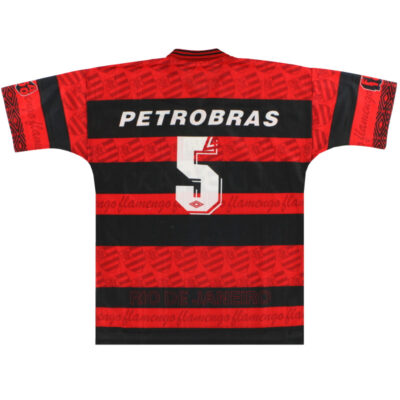 1995-96 Flamengo Centenary Home Limited Jersey #5