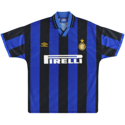1995-96 Inter Milan Home Limited Jersey