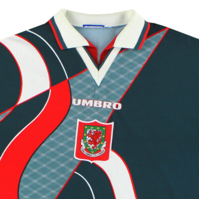 Alternative view of 1995-96 Wales Away Limited Jersey
