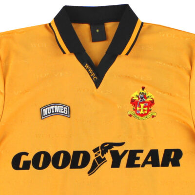 Alternative view of 1995-96 Wolves Nutmeg Home Limited Jersey