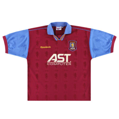 1995-97 Aston Villa Reebok Home Limited Jersey