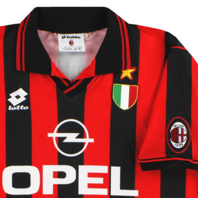 Alternative view of 1996-97 AC Milan Lotto Home Limited Jersey
