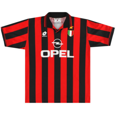 1996-97 AC Milan Lotto Home Limited Jersey