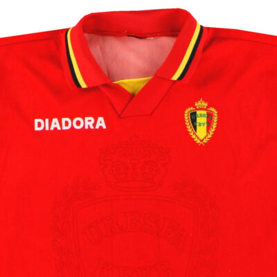 Alternative view of 1996-97 Belgium Home Limited Jersey