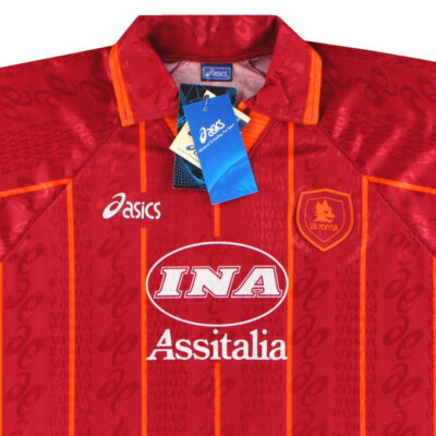 1996-97 Roma Home Limited Jersey Fonseca #10 - Image 3