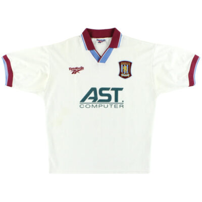 1996-98 Aston Villa Reebok Away Limited Jersey