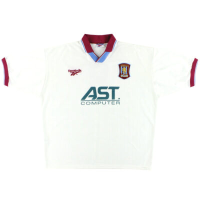 1996-98 Aston Villa Reebok Away Limited Jersey #8