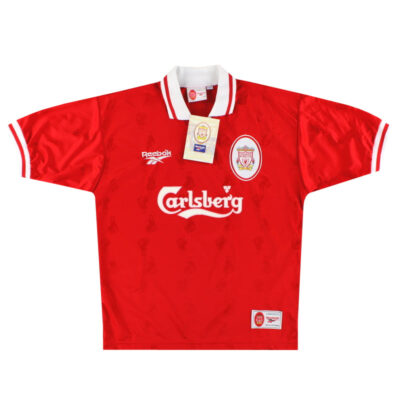 1996-98 Liverpool Reebok Home Limited Jersey