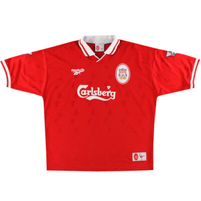 Alternative view of 1996-98 Liverpool Reebok Home Limited Jersey Jones #2