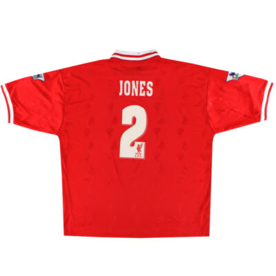 1996-98 Liverpool Reebok Home Limited Jersey Jones #2