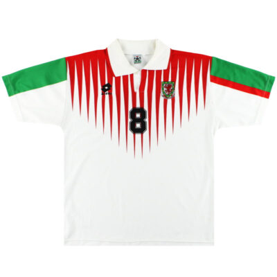 1996-98 Wales Lotto Player Issue Third Limited Jersey #8