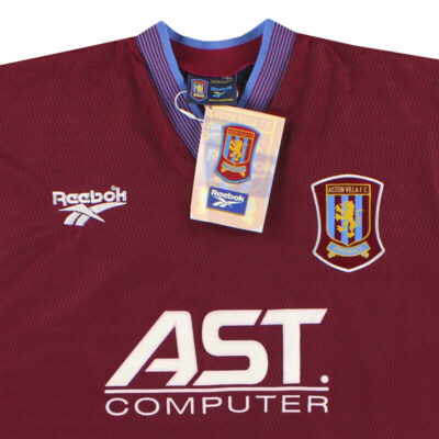 Alternative view of 1997-98 Aston Villa Reebok Home Limited Jersey