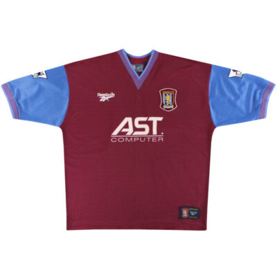Alternative view of 1997-98 Aston Villa Reebok Home Limited Jerseyorke #10