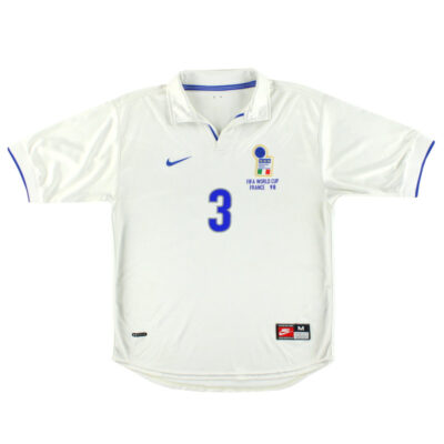 Alternative view of 1997-98 Italy 'France 98' Away Limited Jersey Maldini #3
