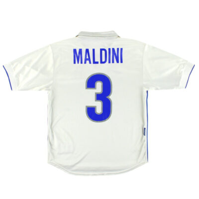 1997-98 Italy 'France 98' Away Limited Jersey Maldini #3