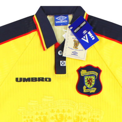 Alternative view of 1997-98 Scotland Away Limited Jersey
