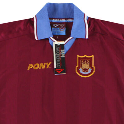 Alternative view of 1997-98 West Ham Pony Home Limited Jersey