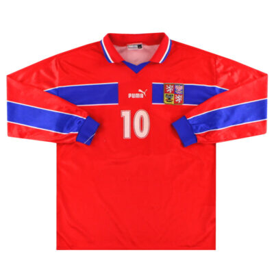 1998-00 Czech Republic Home Limited Jersey #10