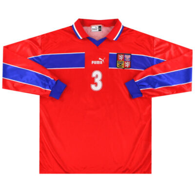 Alternative view of 1998-00 Czech Republic Match Issue Home Limited Jersey Křap #3