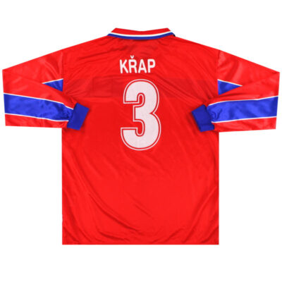 1998-00 Czech Republic Match Issue Home Limited Jersey Křap #3