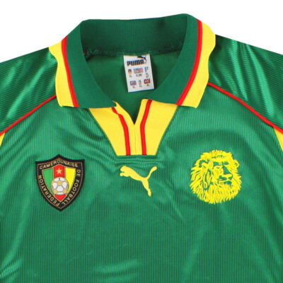 Alternative view of 1998-99 Cameroon Home Limited Jersey