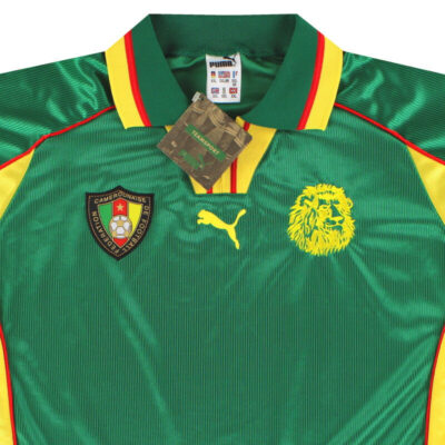 Alternative view of 1998-99 Cameroon Home Limited Jersey