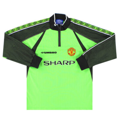 Alternative view of 1998-99 Manchester United Goalkeeper Limited Jersey Schmeichel #1 Y