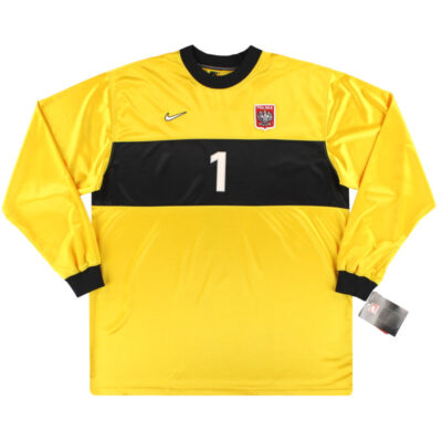 1998-99 Poland Match Issue Goalkeeper Limited Jersey #1