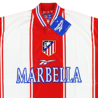 Alternative view of 1999-00 Atletico Madrid Reebok Home Limited Jersey