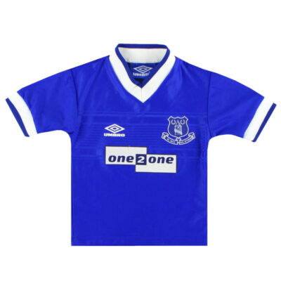 1999-00 Everton Home Limited Jersey Child