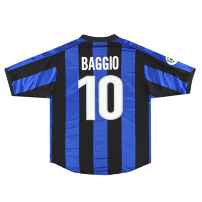 1999-00 Inter Milan Home Limited Jersey Baggio #10
