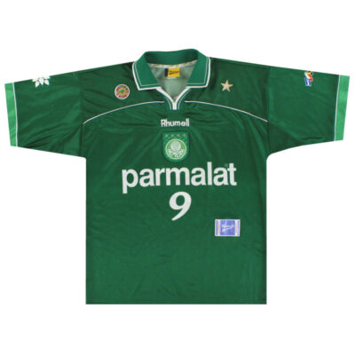 1999 Palmeiras Rhumell Home Limited Jersey #9