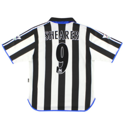 2000-01 Newcastle United Home Limited Jersey Shearer #9