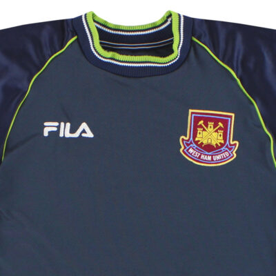 Alternative view of 2000-01 West Ham Fila Goalkeeper Limited Jersey