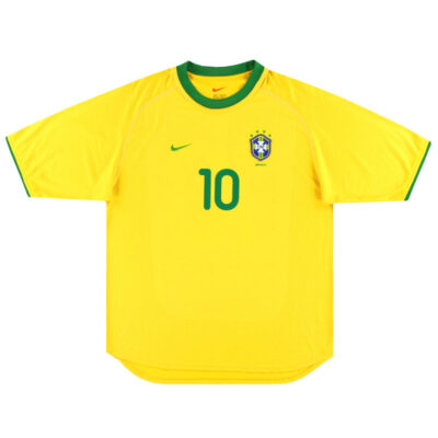 Alternative view of 2000-02 Brazil Home Limited Jersey Rivaldo #10