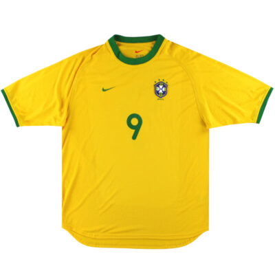 Alternative view of 2000-02 Brazil Home Limited Jersey Ronaldo #9