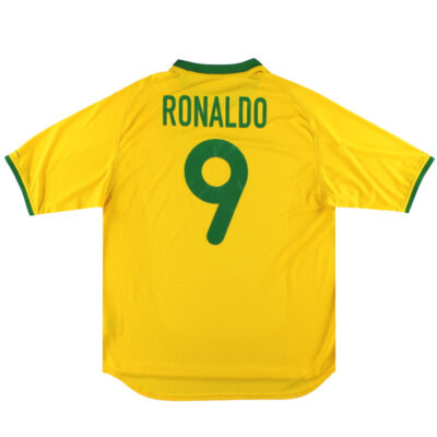 2000-02 Brazil Home Limited Jersey Ronaldo #9