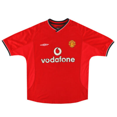 Alternative view of 2000-02 Manchester United Home Limited Jersey Scholes #18 Y
