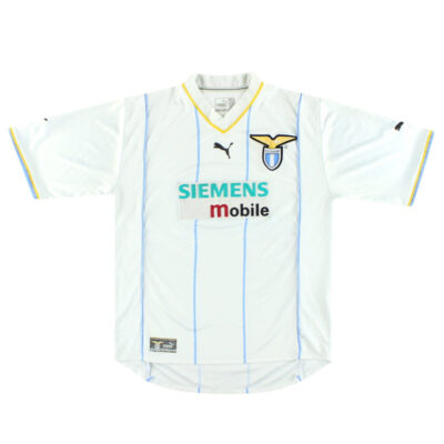 2001-02 Lazio European Home Limited Jersey