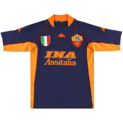 2001-02 Roma Third Limited Jersey