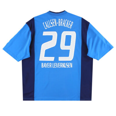 2002-03 Bayer Leverkusen Match Issue Away Limited Jersey Callsen-Bracker #29