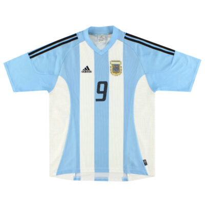 Alternative view of 2002-04 Argentina Home Limited Jersey Batistuta #9