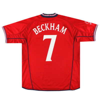 2002-04 England Away Limited Jersey 'vs Argentina' Beckham #7