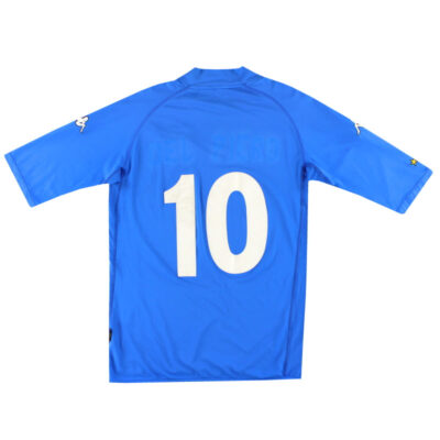 Alternative view of 2002 Italy Home Limited Jersey #10