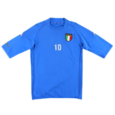 2002 Italy Home Limited Jersey #10